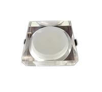 Modern 3W/5W/7W Square Recessed Square LED Ceiling Downlight, Indoor Aluminum Acrylic COB Ceiling Light, 3000K-6000K Aisle High-Brightness Recessed Lighting Fixtures, 3 Packs Fittings(6000k,7W)