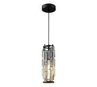 Modern a pendente, E26 Fili a sospensione del filo sospensione regolabile, luce a sospensione per l'isola della cucina, lampadario del ristorante cristallino in stile industriale 11.8x3,9 pollici
