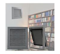 Modern Air Vent Cover, Return Air Grille, Air Return Vent Cover for Ceiling/Sidewall, Slim Design Aluminum Linear Slot Diffuser, Adjustable Airflow, HVAC Register(Gray HxW,12x46in)