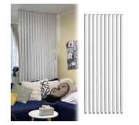 Modern Aluminum s - Divisorio regolabile da 0,6 m a 2,4 m di altezza, colonne decorative cave, eleganti per ingressi e spazi, versatili e soluzioni