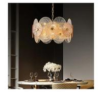 Modern American Gold Dining Room Glass Chandelier Ceiling Hanging Lighting