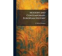 Modern and Contemporary European History