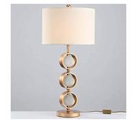 Modern and Simple Decorative Table Lamp Light Metal Lamppost Classic Living Room Bedroom Den Wind Fixture