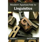 Modern Approaches to Linguistics: Volume I (Copertina rigida)