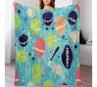 Modern Basketball Ball Retro Sports Tennis Coperta Plaid Morbida Blanket Fluffy Coperta Flanella Per Divano Autunnale Sedia S