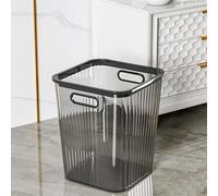 Modern Bathroom Trash Bin Garbage Can Container Open Top Waste Baskets | Bathroom Garbage Can Open Top Waste Baskets for Desk Bathroom Bedroom Business Office Hotel(C)