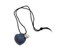 Modern Bellissimo Cuore Collana A Ciondolo Cucciolo Cucciolo Gioielli Collana Lunga Corda Per Corda Nuovo Regolabile Per Amanti Della Gioielli Eleganti