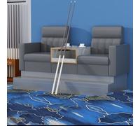 Modern Billiard Spectator Lounge, Wide Comfort Sofa with High-Resilience Sponge & Reinforced Frame, Stylish Seating for Commercial Club(I)