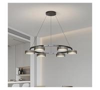 Modern Black Ceiling Chandelier Pendant Light Restaurant Kitchen Island Lamp Bedroom Bedside Lamp Home Lighting LED