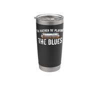 Modern Blues Harmonica I'd Rather Be Playing The Blues MBH Bicchiere termico in acciaio inox doppia parete