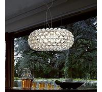 Modern Caboche Lampada a sospensione Plasma Ball Hanging Chandelier Clear Trasparente Acrilico Ball Hanging Light Restaurant Club Villa Sweet Apparecchi di illuminazione a soffitto [Classe di efficien