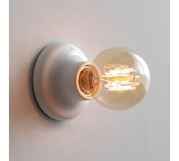 Modern Ceramic Wall Sconce Disponizzazione contemporanea camera da letto Lampada da parete lampada da parete rotonda Rightwired Wall Light, E27 Mini testiera montante della testata Lettura Lucile per
