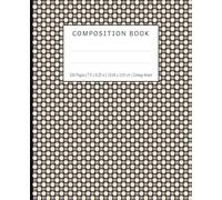 Modern Circles Composition Notebook for Students, Writers, and Professionals | 200 Pages | 7.5 x 9.25 in | 19,05 x 23,5 cm | College Ruled: A Stylish ... 200 Pages and a Bold Geometric Pattern Cover