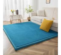 Modern Coral Fleece Area rug for Living Room & Nursery Washable Non-Slip Soft Mat for Kids 2cm Thick Carpet 100x250cm - Stylish Home Decor for Boys & Girls