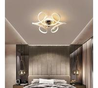 Modern Creative Ceiling Fan LED Lamp Living Room Restaurant Bedroom Remote Control Dimming Chandelier Indoor Decor Light Fixture