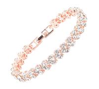 Modern Crystal Bracelet - Elegante Sparkling Jewelry | Regolabile con cinturino in strass lucido e delicato alla moda, accessorio delicato per lo shopping di viaggio in viaggio Incontri Party