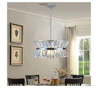 Modern Crystal Chandelier 5-Lights Round Chandelier E12 Kitchen Light Fixture Chandeliers for Dining Room Bedroom