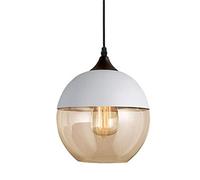 Modern E27 Pendant Light Bar - Ombra Creativa a soffitto per ristoranti e caffè, Elegante Dispositivo di Illuminazione Decorativa Ambra, Design Contemporaneo per Uso Domestico e Commerciale
