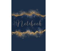 Modern Elegant Notebook Dark Blue and Gold: The Elite Notebook: Where Ideas Shine