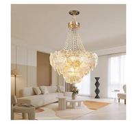 Modern French Glass Ceiling Chandelier Luxury Home Decoration Lighting Home-appliance Interior Light Fixture Classic Vintage