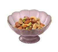 Modern Fruit Bowl | Clear Multi-Purpose Storage Plate With Drainage, Elegant Fruits And Snack Organizer, Functional Serving Dish For Home, Kitchen, Countertop, Tabletop, Stylish Display Accessory For