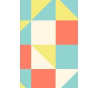 Modern Geometric Pattern Colorful Notebook: Great for school and write the notes