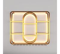 Modern Gold Metal Wine Rack Wall Mounted with LED Light Bar Glass Holder and Shelves Stylish Liquor Bar Wall Shelves for Home Bar Decor (59,1 x 7,9 x 39,4 in)