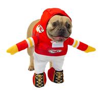 MODERN HERO NFL Kansas City Chiefs - Costume da cane da corsa con licenza ufficiale, include 2 pezzi, body e cappello, taglia XXL