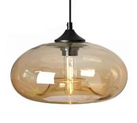 Modern Industrial Style Glass Hanging Light, F Lighting Fixtures, Restaurant Balcony Hotel Decoration Pendant Lamp