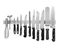 Modern Innovations Barra magnetica per coltelli in acciaio inox da 61 cm, multiuso come porta coltelli, striscia magnetica per coltelli, porta utensili da cucina, porta attrezzi, organizer per