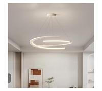Modern LED Ceiling Chandelier White/Black Home Lighting Living Room Bedroom Dining Decoration Indoor Lamp