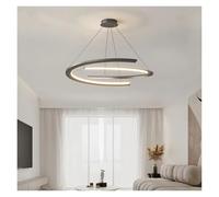 Modern LED Ceiling Chandelier White/Black Home Lighting Living Room Bedroom Dining Decoration Indoor Lamp