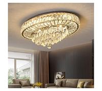 Modern Led Ceiling Lights Crystal Bedroom Lighting Room Light for Living Room Kitchen Dining Room Luxury Ceiling Lamp Luminaire Modern LED Chandelier (Dimmablewithremote A80)