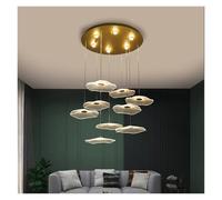 Modern LED Large Pendant 3-16 Heads Light Duplex Building Creative Dining Room Staircase Hanging Lamp Nordic Ceiling Led Lighting Fixtures