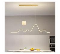 Modern Led Pendant Light for Dining Room Kitchen Designer Line Chandelier Indoor Lighting Decor