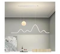 Modern Led Pendant Light for Dining Room Kitchen Designer Line Chandelier Indoor Lighting Decor