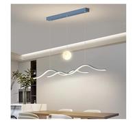 Modern LED Pendant Lights Nordic Dining Room White Black Blue Chandelier Kitchen Pendant Lamp