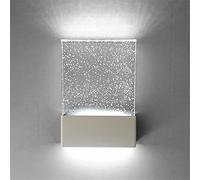Modern Led Wall Sconce Lighting Creative Bubble Crystal Glass Wall Lights 2-Color Lights Dimmable Led Bedside Wall Lamp for Bedroom Living Room Bathroom Hotel Corridor (White)(Black)/White