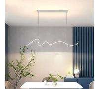 Modern Linear Led Pendant Light For Dining Room Kitchen Table Minimalist Line LED Chandelier