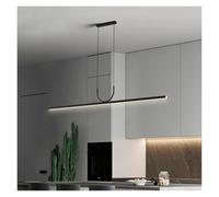 Modern Linear Pendant Light Simple Italian Design Light Tea Room Office One Word Long Strip Led Lamp Dining Room Lighting
