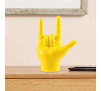 Modern Love You Finger Gesture Statue Figurine Rock Hand Sculpture Music Gesture