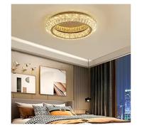 Modern Luxury Indoor Crystal Ceiling Light Living Room Bedroom Kitchen Lighting Fixture Dining Room Gold Dimmable Ceiling Lamp