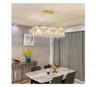 Modern Luxury LED Crystal Chandeliers Home Living Dining Room Lighting Villa Decoration Ceiling Pendant Lights Indoor Fixtures