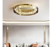 Modern Luxury Style Led Crystal Ceiling Lamp For Living Room Bedroom Dining Room Kitchen Round Crystal Ceiling Chandelier