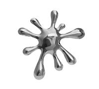 Modern Meets Spilla Vintage Irregolare Modello Moda Metallo Geometrico Circolare Pin Per Varie Occasioni Moderno Vintage, Misura unica, come descritto