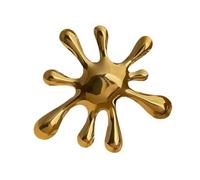 Modern Meets Spilla Vintage Irregolare Pattern Spilla Moda Metallo Geometrico Circolare Pin per Varie Occasioni Stile Retrò Accessorio, One Size, come descritto