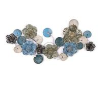 Modern Metal Wall Decor, Simplicity Three-Dimensional Iron Art Wall Sculptures Hanging, Enameled And Painted Iron for Home Hotel Decoration 157x70Cm/62x27Inch