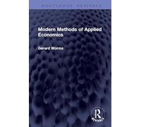 Modern Methods of Applied Economics