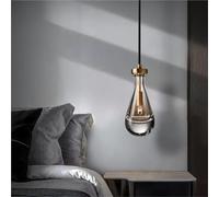 Modern Minimalist Crystal Chandelier Copper Light Luxury For Bedroom Restaurant Bar Single Head Small Chandelier