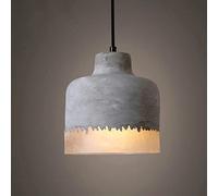 Modern Minimalist Style Concrete Creative Mixed Clay Pendant Light Shade, E27 Single Head Hanging Lamp, Ceiling Lighting Fixture, Restaurant Bar Cafe Decorative Pendant Lamp